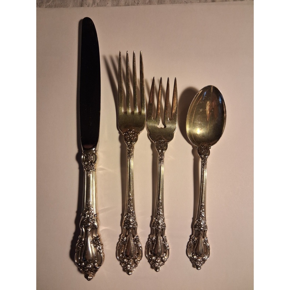 Lundt Sterling Silver Flatware 4 Pc. Eloquence